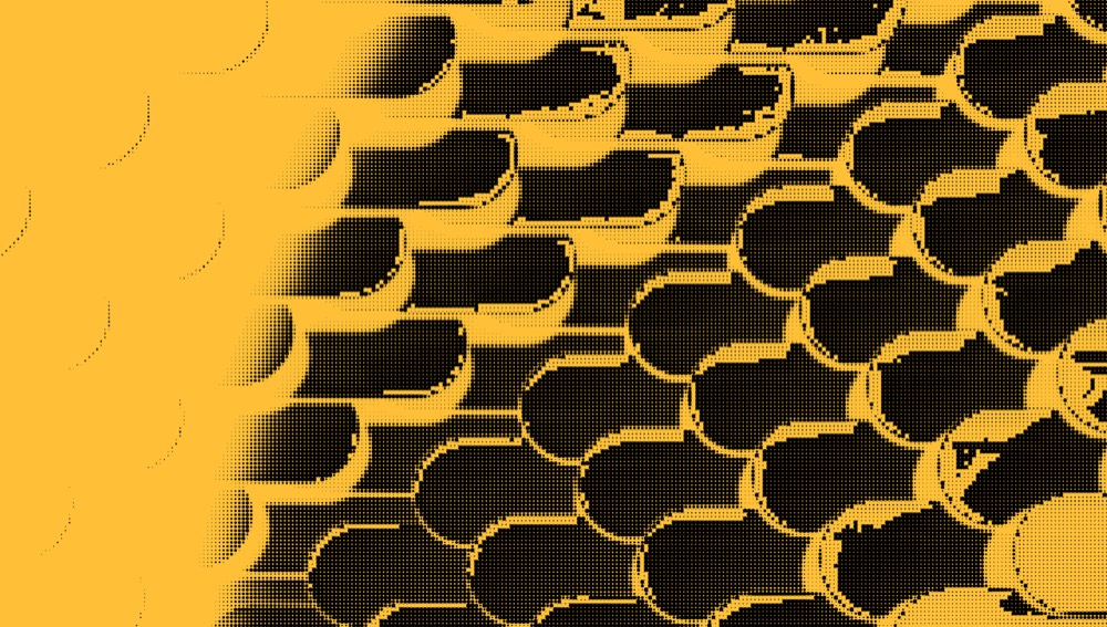 Sparkling brand graphic — Yellow